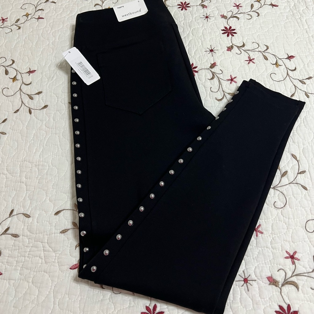 Westbound Black Leggings Size S